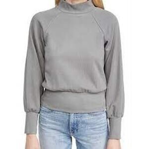 Line and Dot Monroe Turtleneck Gray Womens Size Large